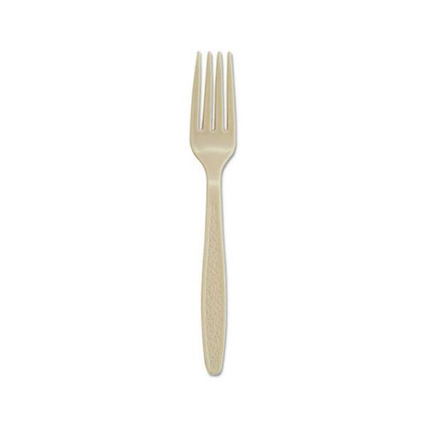 Solo Usa Sweetheart Guildware Polystyrene Forks, Champagne, 1000PK SCC GD5FK